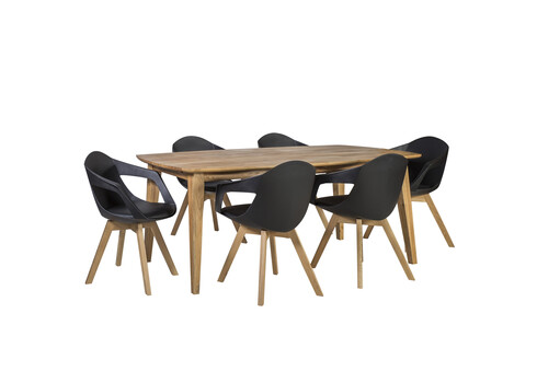 Söögilauakomplekt RETRO 6-tooliga