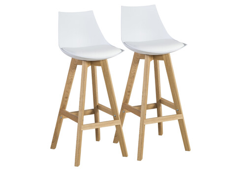 Baaripukk SONJA 2tk, valge, 41x41,5xH99cm