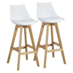 Baaripukk SONJA 2tk, valge, 41x41,5xH99cm