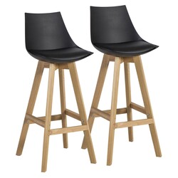 Baaripukk SONJA 2tk, must, 41x41,5xH99cm