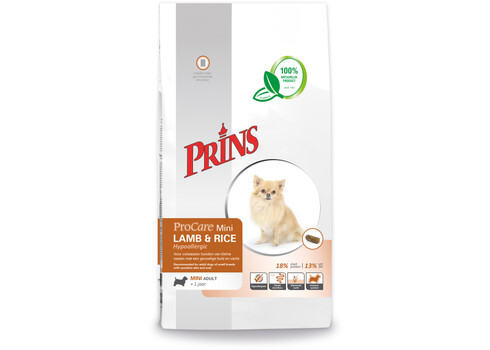 Prins Mini LAMB & RICE Hypoallergic koeratoit 2x3kg