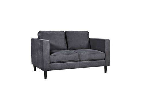 Diivan SPENCER 2-kohaline 140x86xH86cm, tumehall