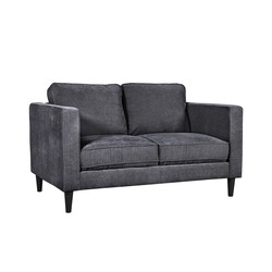 Diivan SPENCER 2-kohaline 140x86xH86cm, tumehall