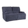 Diivan MARCUS 2-kohaline elektriline recliner 160x99xH96,5cm, hallikas-sinine