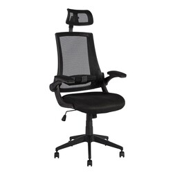 Töötool NOVARA 66x70,5xH117,5-127,5cm, must