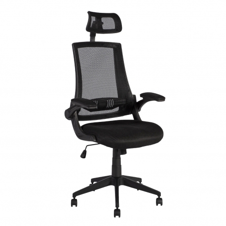 Töötool NOVARA 66x70,5xH117,5-127,5cm, must