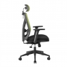 Töötool JOY 64x64xH115-125cm, must/roheline