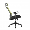 Töötool JOY 64x64xH115-125cm, must/roheline