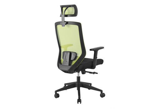 Töötool JOY 64x64xH115-125cm, must/roheline