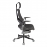 Töötool WAU peatoega, 65x49xH112-129cm, must