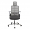 Töötool SPINELLY 70x70xH118-128cm, hall/must