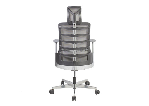Töötool SPINELLY 70x70xH118-128cm, hall/must
