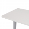 Töölaud ERGO 1-mootoriga, 140x70xH71-121cm, valge
