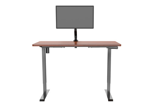 Töölaud ERGO 1-mootoriga, 140x70xH71-121cm, tamm