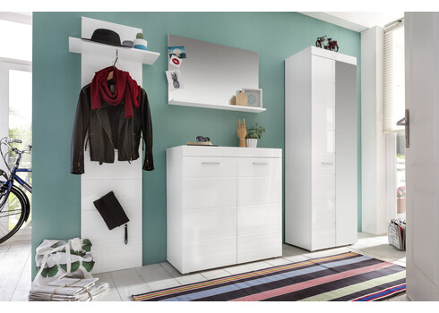 Seinanagi AMANDA valge läige, 60x25xH195 cm