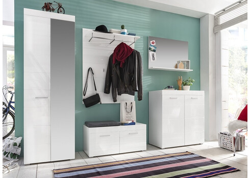 Peegel AMANDA valge, 91x14xH60 cm