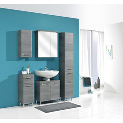 Vannitoamööbli komplekt ALIKA hall LED