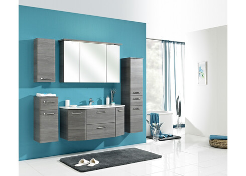 Vannitoamööbli komplekt + valamu ALIKA hall LED