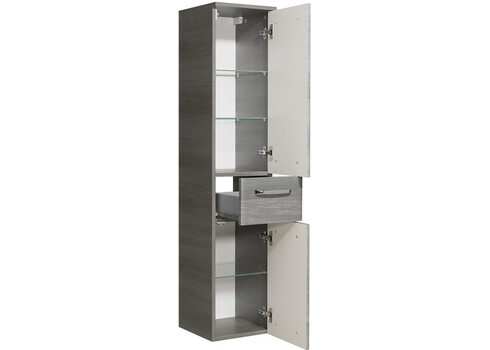 Vannitoamööbli komplekt + valamu ALIKA hall LED