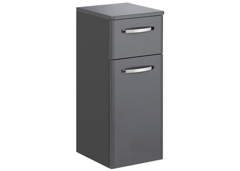 Vannitoamööbli komplekt VELO antratsiit läige LED