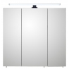 Peegelkapp BALU valge läige, 75x20xH70 cm LED
