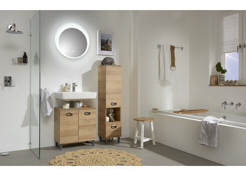 Peegel BUCA D60x3 cm LED
