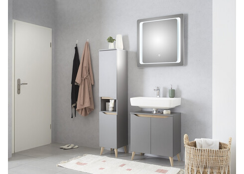 Peegel CAPRI 70x3xH70 cm LED