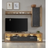 Seinakapp ROCK tumehall / tamm, 52x31xH103 cm