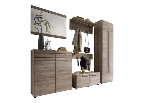 Peegel MALEA tamm, 90x4xH64 cm