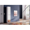 Esikukapp MIRROR valge, 37x34xH191 cm