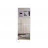 Esikukapp MIRROR valge, 74x34xH191 cm