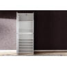 Esikukapp MIRROR valge, 74x34xH191 cm