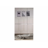Esikukapp MIRROR valge, 111x34xH191 cm