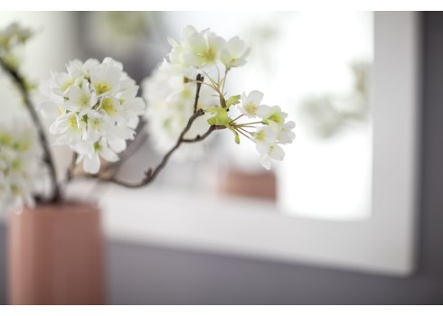 Peegel OLE valge, 91x3xH62 cm