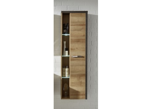 Vannitoakapp Bay tamm / hall, 48x31xH160 cm