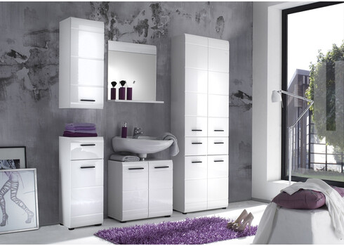 Vannitoakapp SKIN valge läige, 60x31xH182 cm