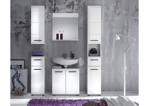 Valamukapp SKIN valge läige, 60x31xH56 cm