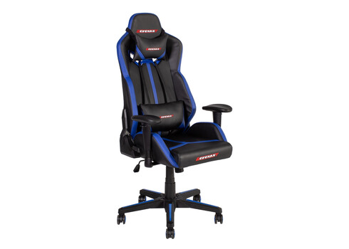 Mänguritool PC MASTER 67x57xH126-135,5cm, must/sinine