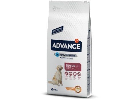ADVANCE koeratoit Maxi Senior Chicken & Rice 15kg, senior koeratoidud