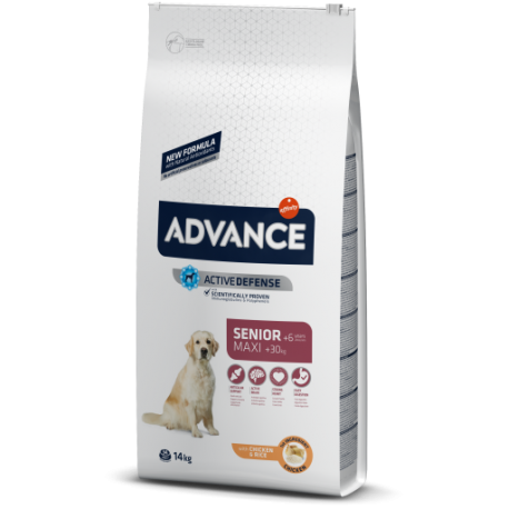 ADVANCE koeratoit Maxi Senior Chicken & Rice 15kg, senior koeratoidud