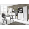 Riiul MISTER OFFICE mattvalge, 81x36xH109 cm