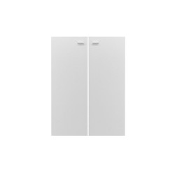 Kapiuksed MISTER OFFICE mattvalge, 77x2xH104 cm