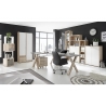 Riiul MISTER OFFICE mattvalge, 41x36xH109 cm