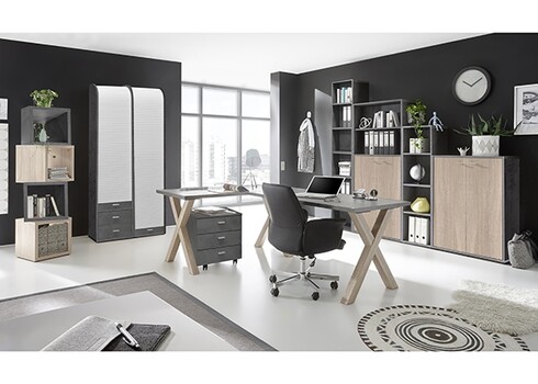 Sahtliboks MISTER OFFICE grafiithall, 45x45xH52 cm