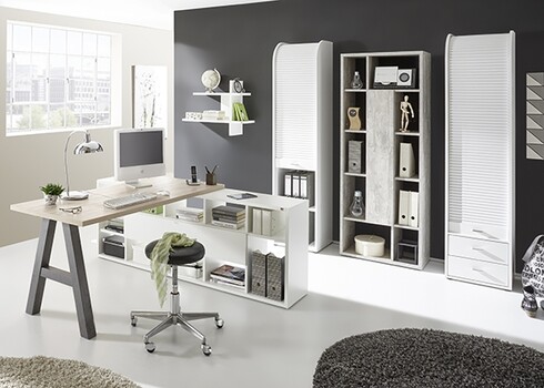 Kirjutuslaud MISTER OFFICE A mattvalge, 160x70xH75 cm