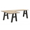 Kinnitatav kirjutuslaud MISTER OFFICE A tamm, 140x70xH75 cm