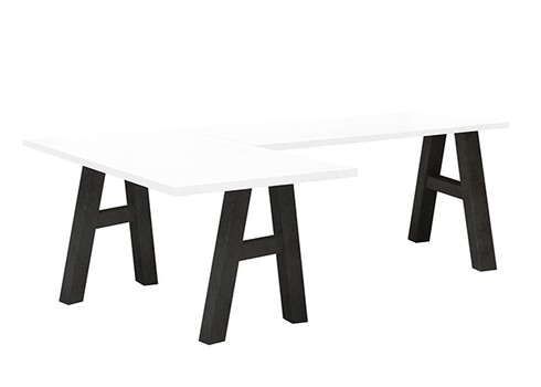 Kinnitatav kirjutuslaud MISTER OFFICE A mattvalge, 140x70xH75 cm