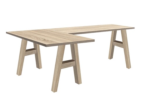 Kinnitatav kirjutuslaud MISTER OFFICE A tamm, 160x70xH75 cm