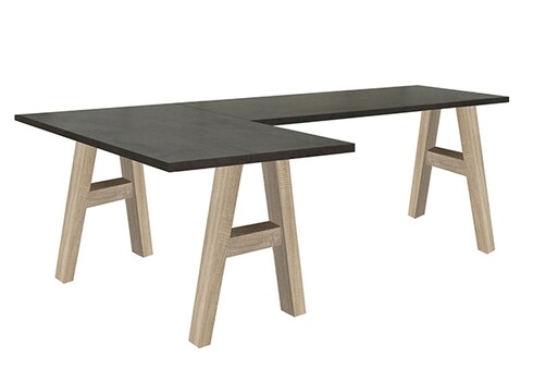 Kinnitatav kirjutuslaud MISTER OFFICE A grafiithall, 160x70xH75 cm