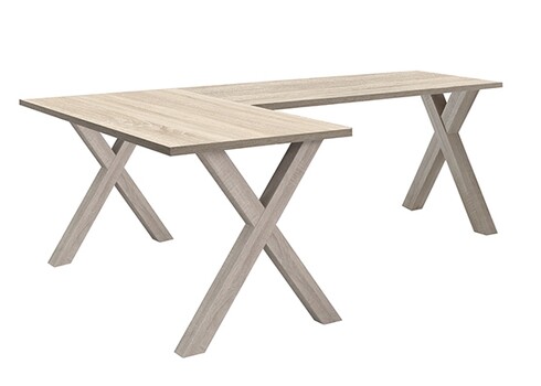 Kinnitatav kirjutuslaud MISTER OFFICE X tamm, 120x70xH75 cm